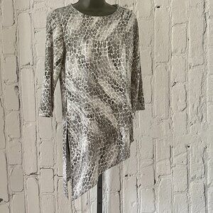 Chico's Travelers | Watercolor Pebbles Tunic Top